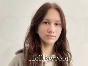 Holliswrote